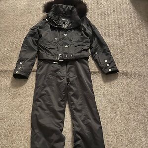 NILS Snowsuit Black Size 8